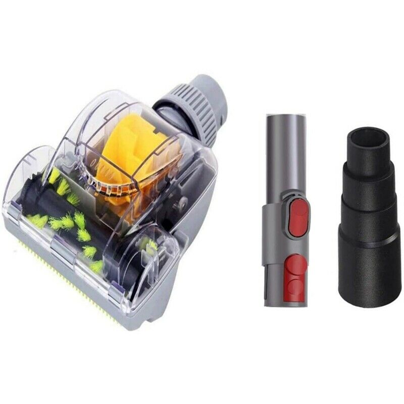 Air Driven Turbo Brush Vacuums Nozzle Tool Pet Attachment Vacuum Hose AdapteW4P2