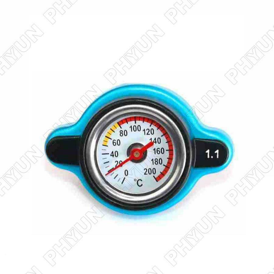 1.1Bar Thermo Thermostatic Radiator Cap Cover Water Temperature Gauge Accessory
