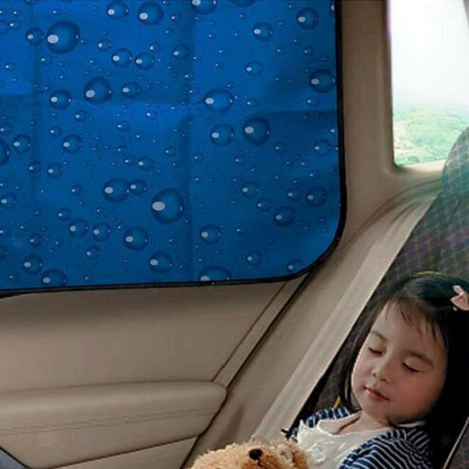 4pcs Car Magnetic Side Window Sunshade Shade Set Easy Install Lightweight