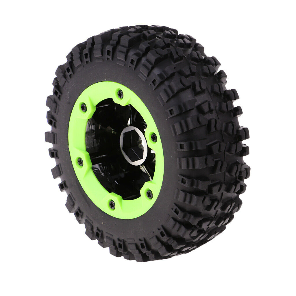 4x Wheel Rubber Tires for Wltoys 12428 1/12 RC Buggy Parts