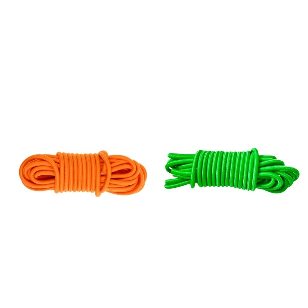2 Sets 5mm X 5 Meters ELASTIC BUNGEE ROPE