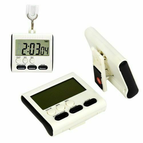 Digital KITCHEN TIMER Countdown Magnetic Fridge Cooking LCD Timing Clock