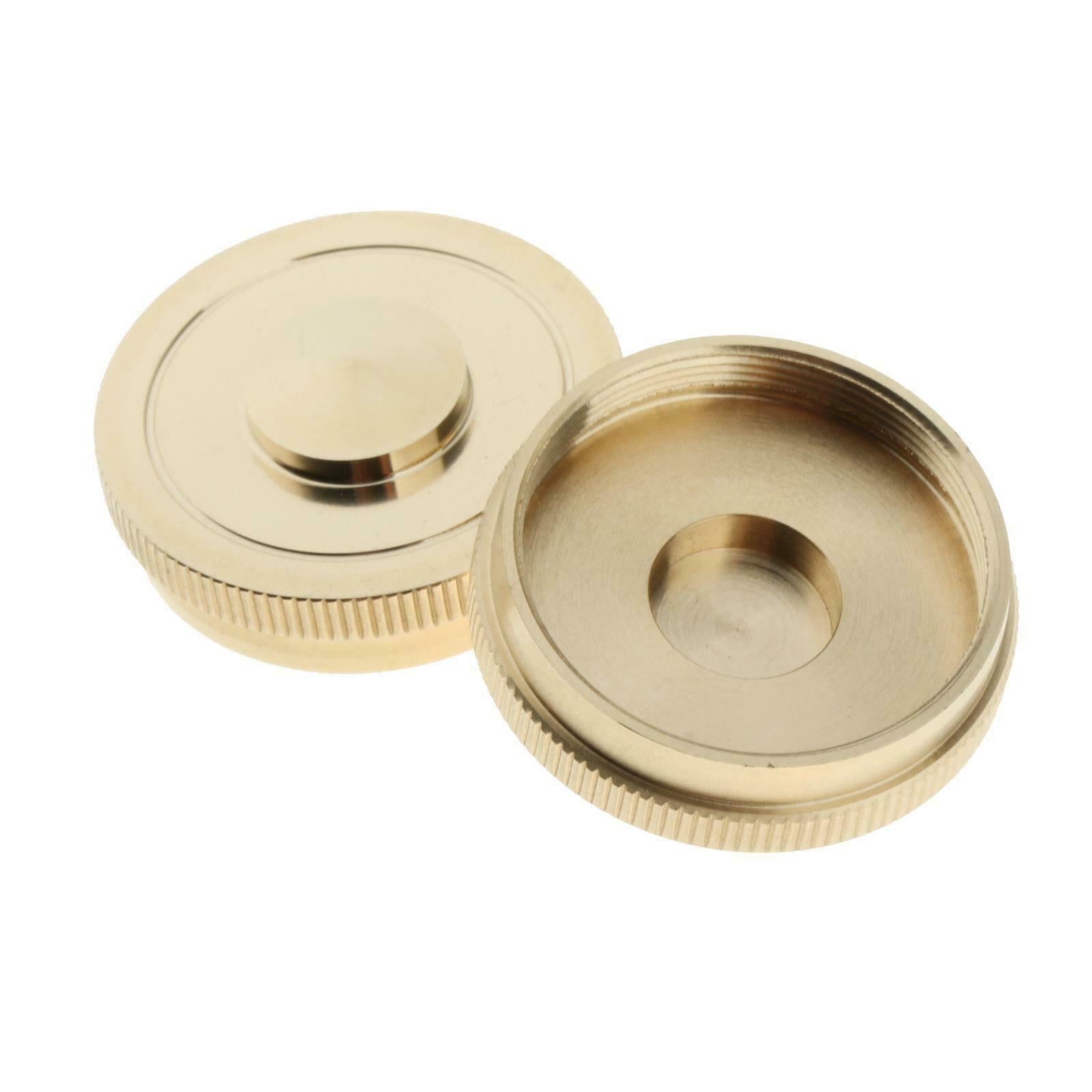 4 Pieces Golden French Horn Cylinder Lower Cover French Horn Intruments