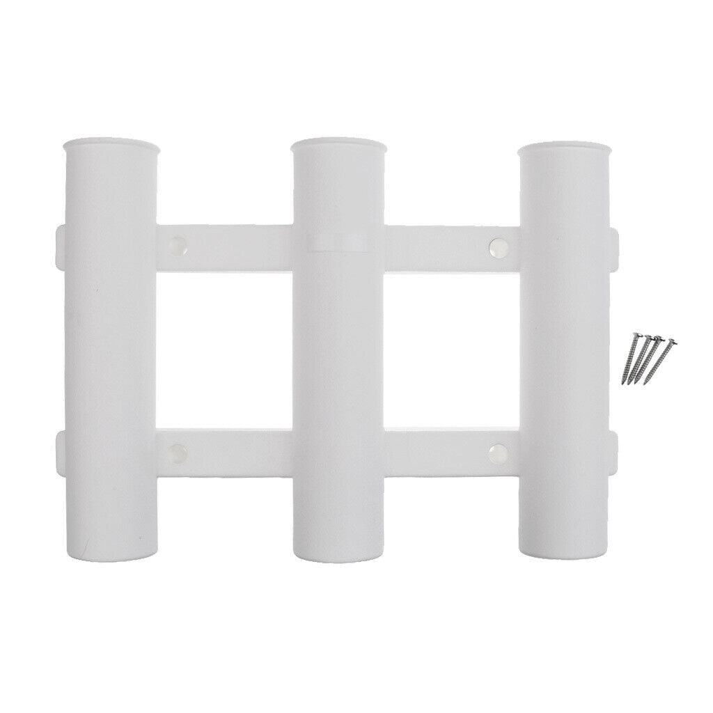2pcs Plastic 3 Rod Rack Vertical Holder Boat/Fishing/Marine Fishing Tackle