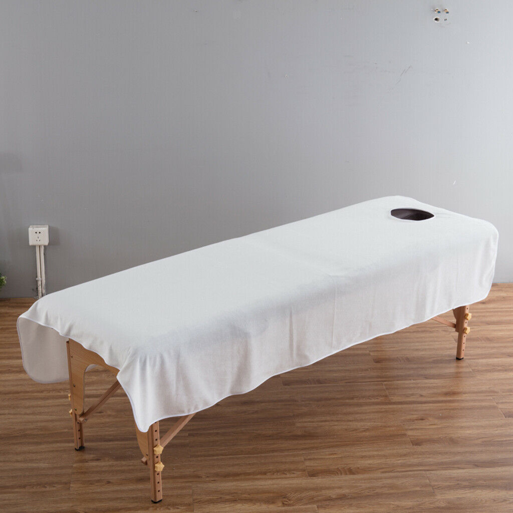 2 Pieces Massage Table Flat Sheets Soft Beauty Bed Covers 80x190/120x190cm