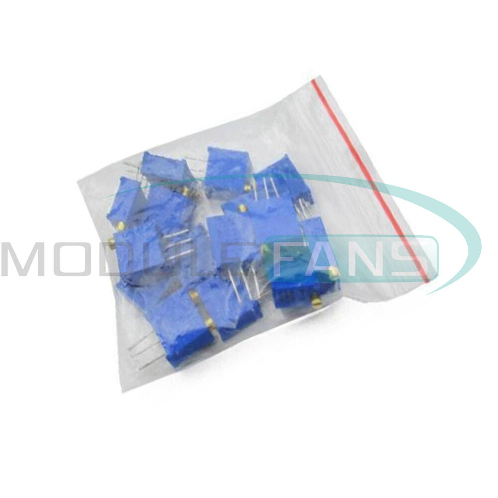 15 Values 3296 Trimmer Trim Pot Resistor Potentiometer Kits M