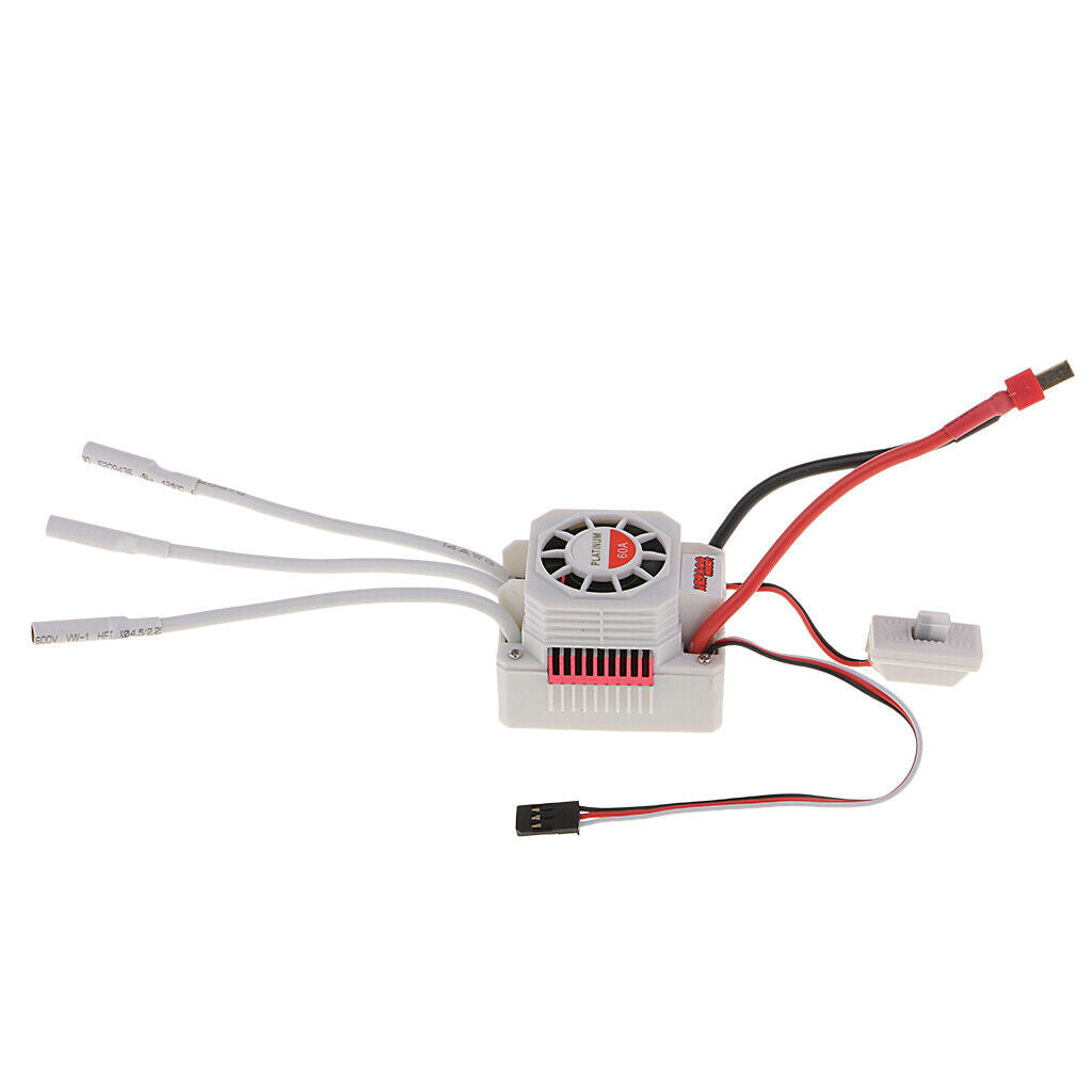 60A 2-3S RC Brushless Electronic Speed Controller ESC for 1:10 RC Car Parts