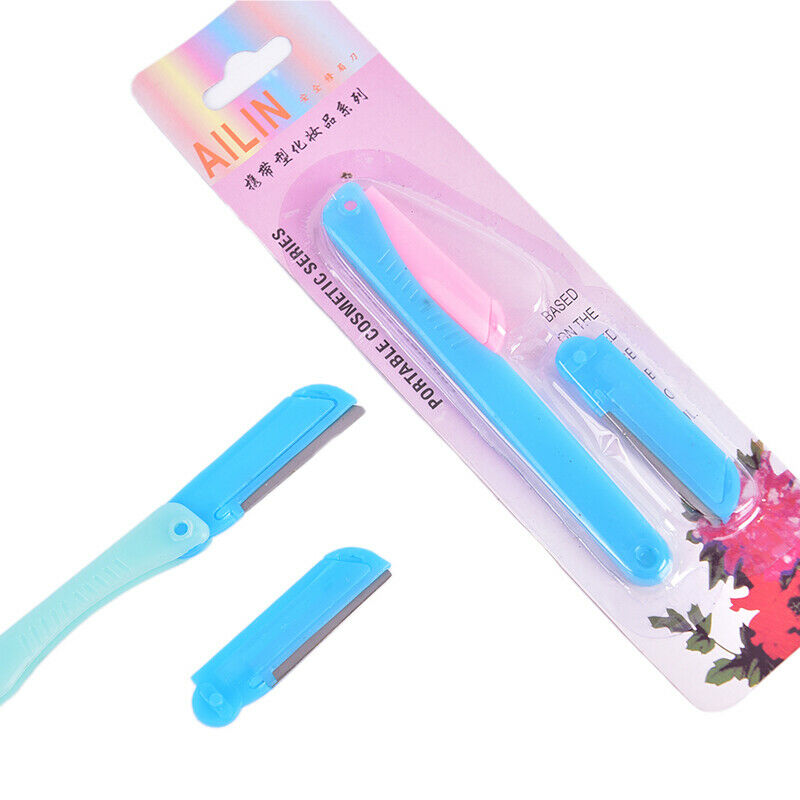 Portable Blade Eyebrow Trimmer Set Women Facial Blade Face Razor Shaver B.l8