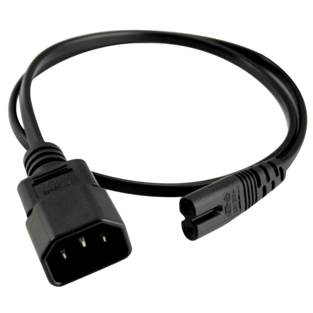 60cm 110~250V IEC 320 C14 to C7 AC Power Extension Cord for Monitor PDU UPS