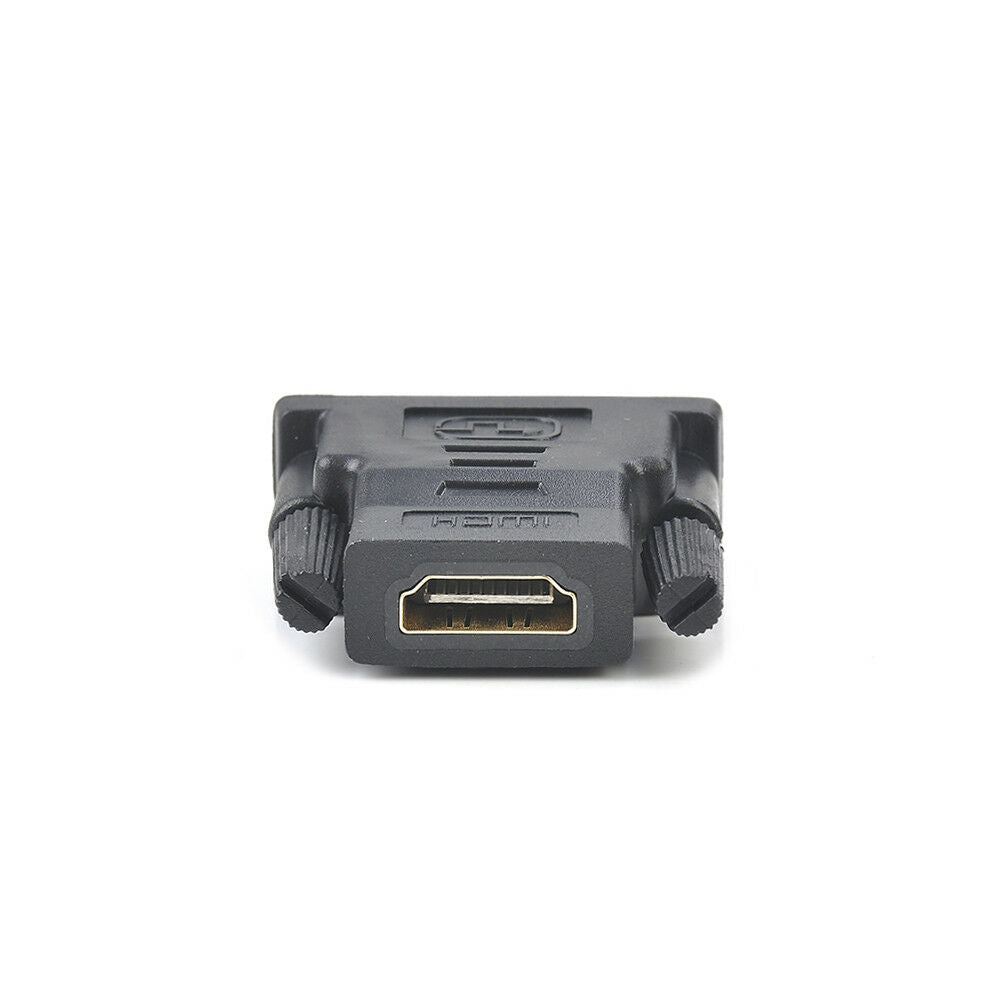 Black HDMI Female to Female/24+1Pin DVI Male/VGA /HDMI Male Adapter Connector