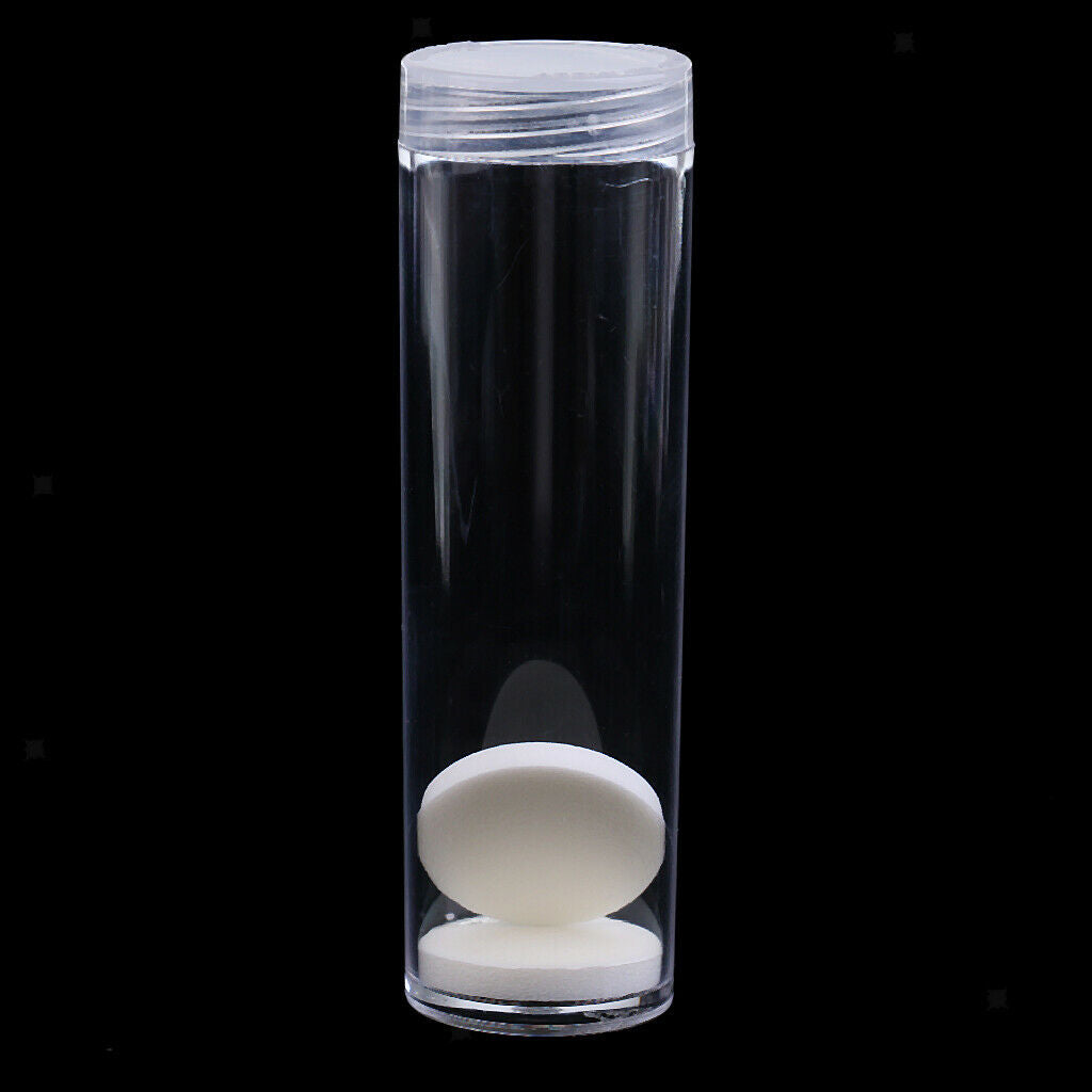 10pcs 27mm Coins Collection Storage Sleeves Coin Protective Tube Organizer