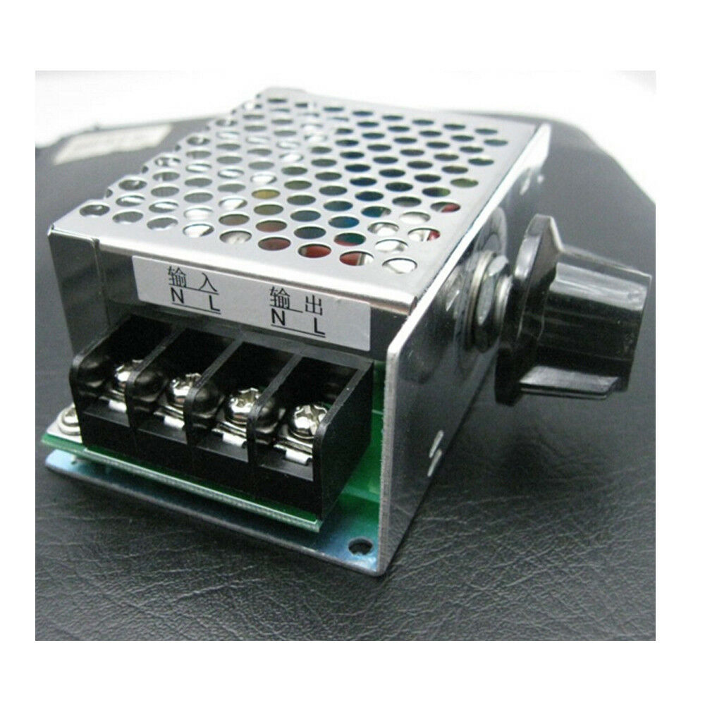 4000W Thyristor Electronic Regulator Dimming Speed Regulation Thermostat
