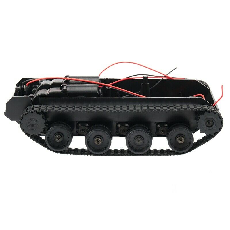 Rc Tank Smart Robot Tank Car Chassis Kit Rubber Track Cler For Arduino 130 MotP1