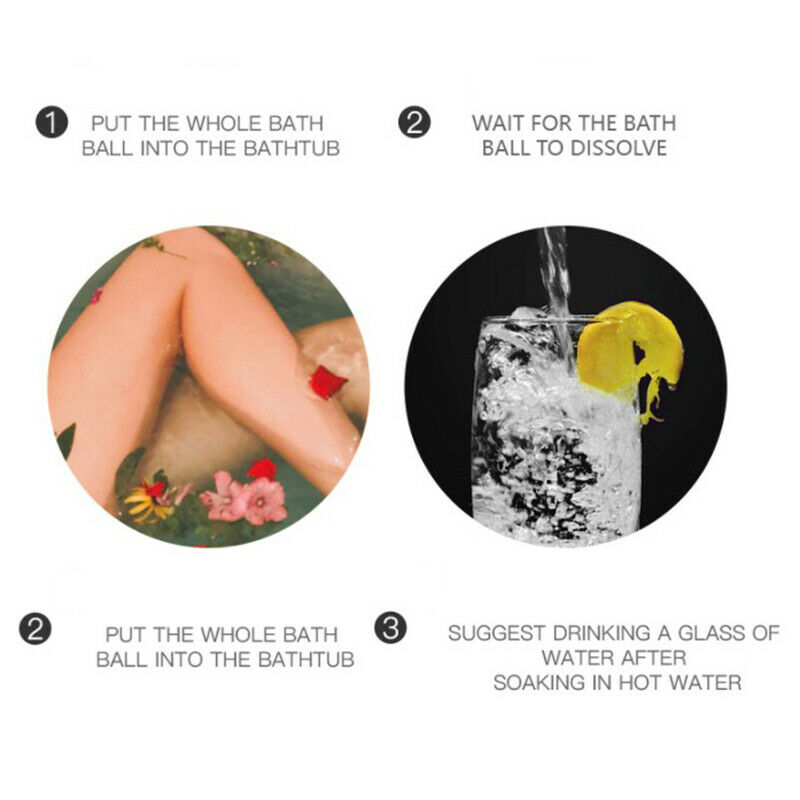 All Natural Bath Balls Handmade Aromatherapy Fizzies with Pure Essential Oils