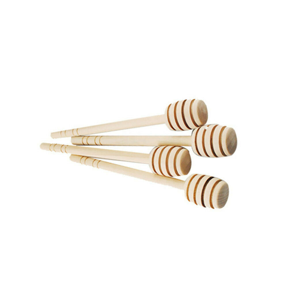 24 pack Wooden Mini Honey Dipper Sticks for Dispense Drizzle Honey Drizzling