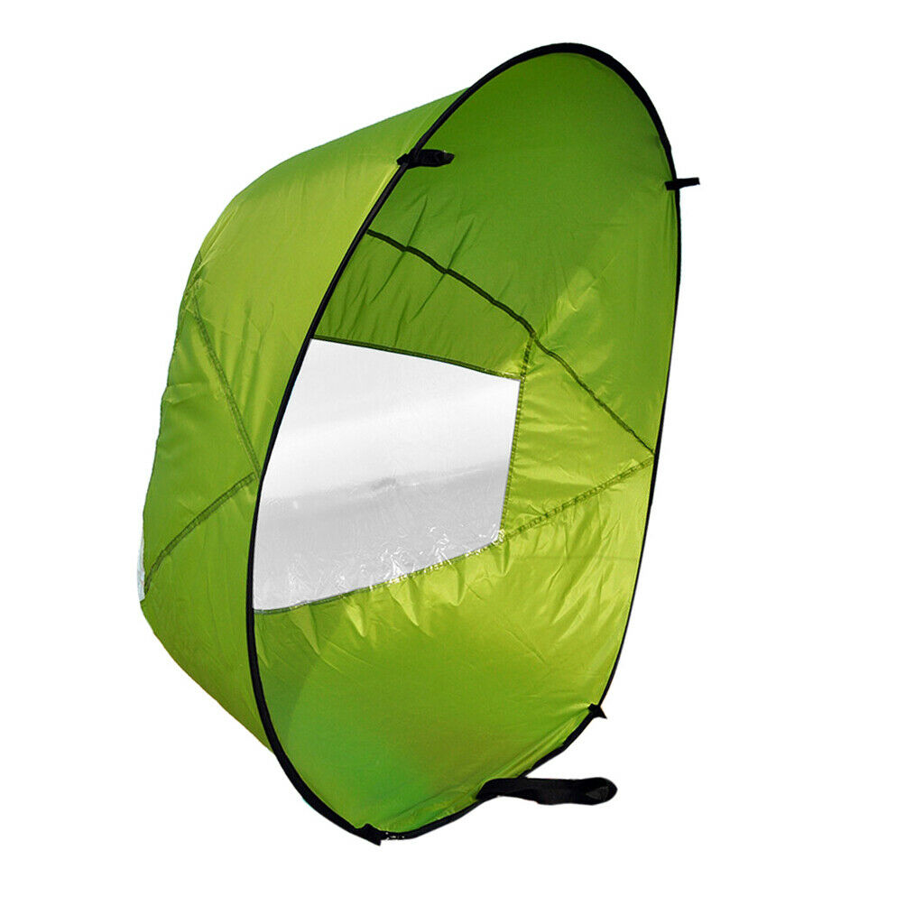 42" Portable Downwind Wind Paddle Instant Popup Board Kayak Sail - Green
