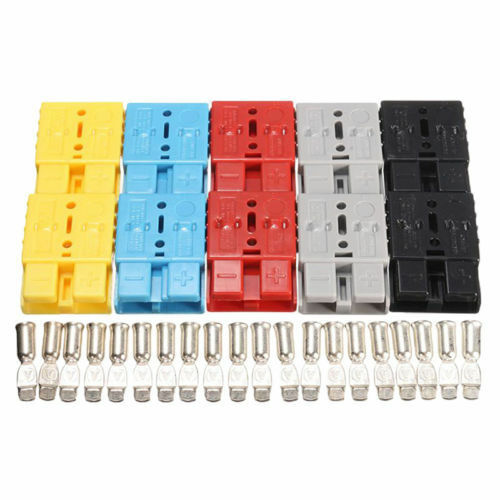 5 Pair 10PCS Battery Quick Connector 50A 8AWG Plug Connect Disconnect Winch
