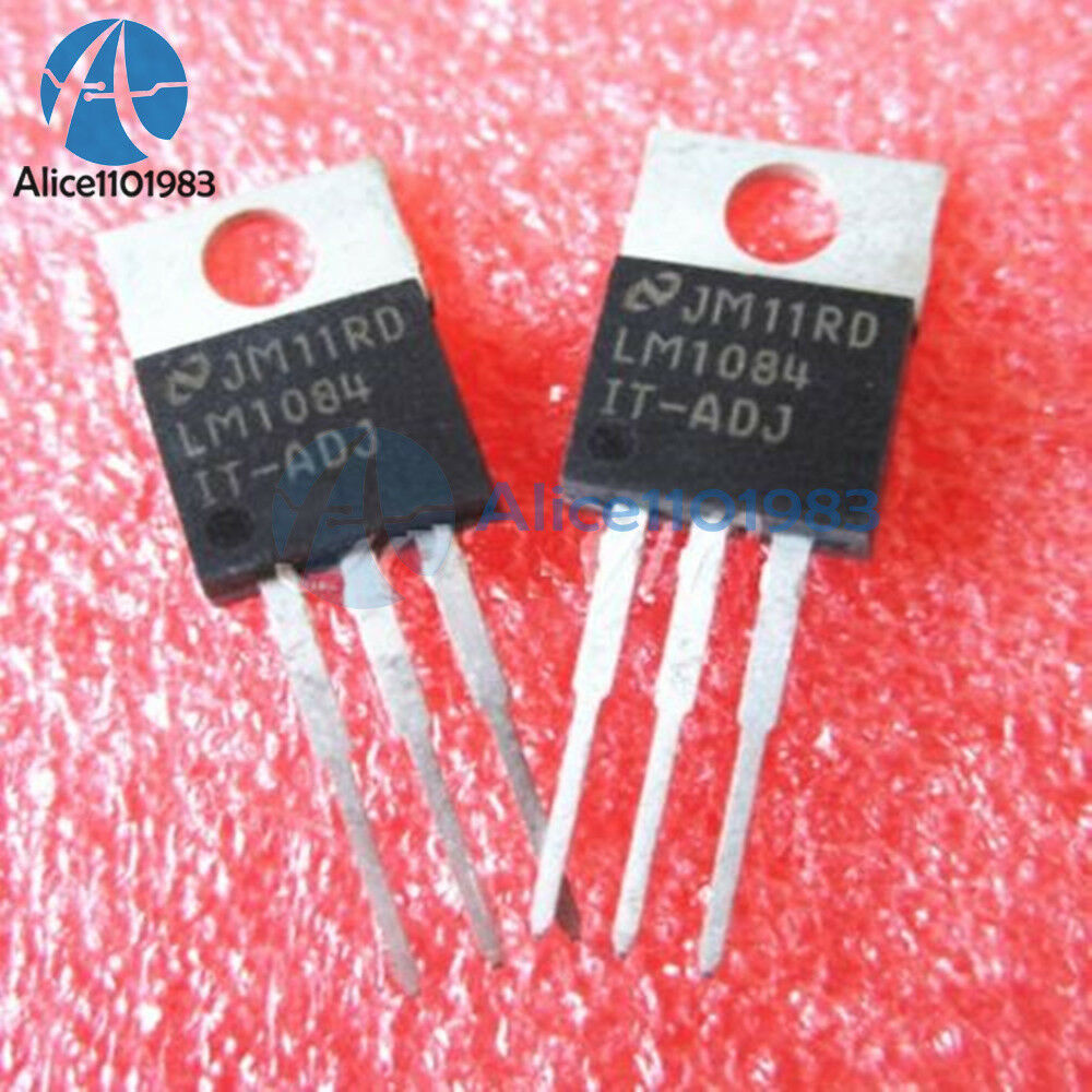 2PCS LM1084 LM1084IT-ADJ NSC TO220 IC REG LDO ADJ 5A NEW