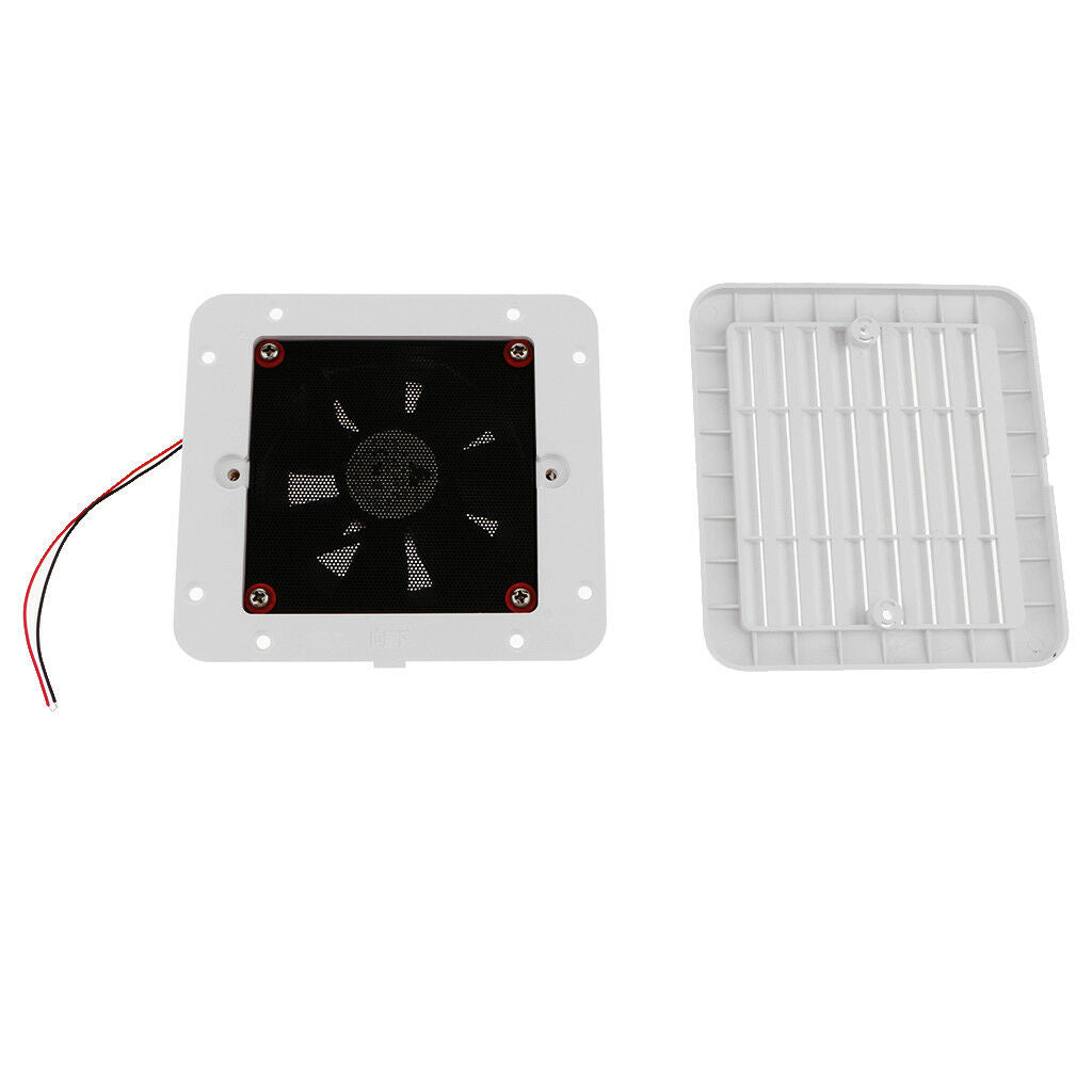 Boat Marine RV Motorhome Trailer Side Vent Ventilation Exhaust Fan White
