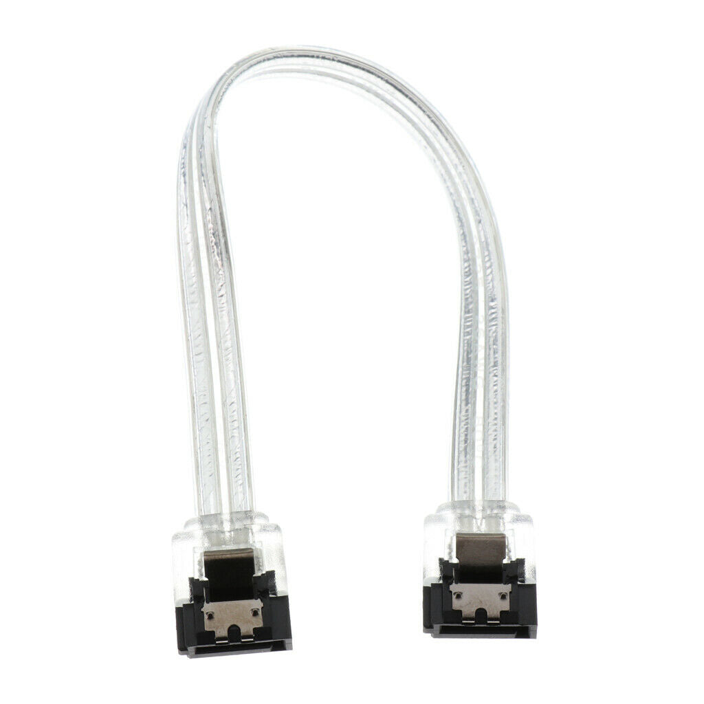 SATA3.0 Data Power Hard Dirve Cable 6.0Gbps 180 Degree With Locking Latches
