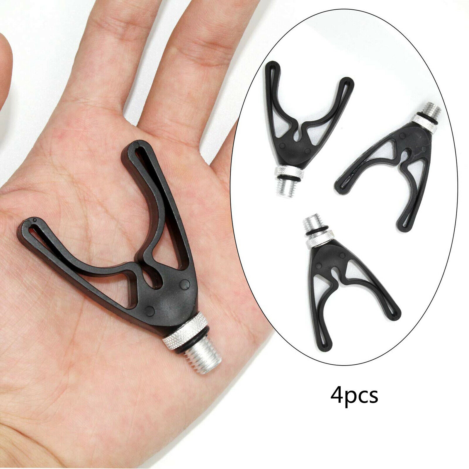 4x Fishing Rod Rests for All Rod  / Bank Sticks Carp Fishing Rod Rest