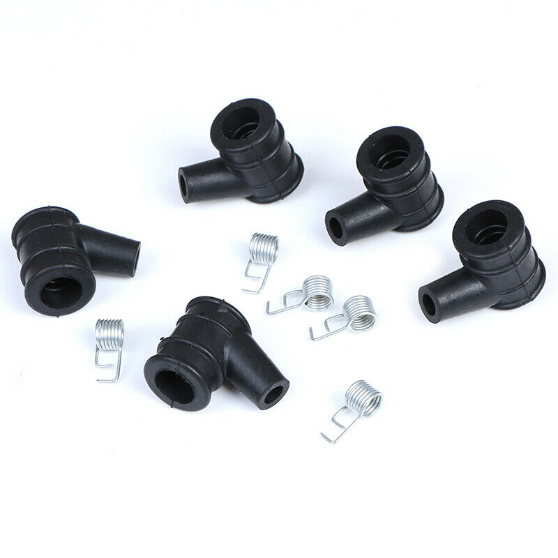 5Sets 2-Stroke Ignition Coil Cap With Springs Set For 45CC52CC58CC Chain .l8