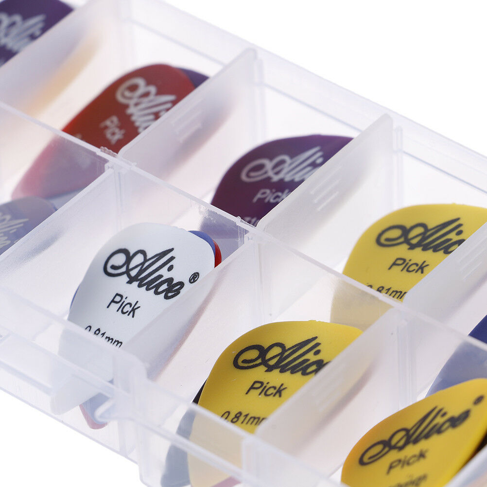 30 Guitar Picks Acoustic Electric Bass Pic Plectrum Mediator Musical Instru NDD