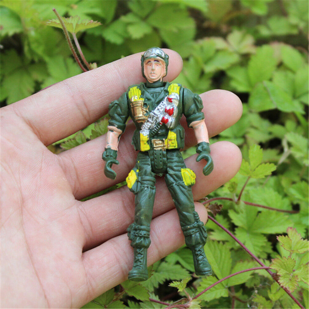 Military Playset Special Force Action Figures Kids Toys Plastic 9cm Soldie.l8