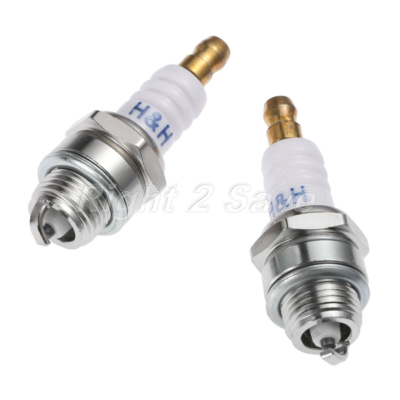 2 Stroke Brush Cutter Strimmer Chainsaw Parts Grass Trimmer L7T Spark Plugs 2PCS