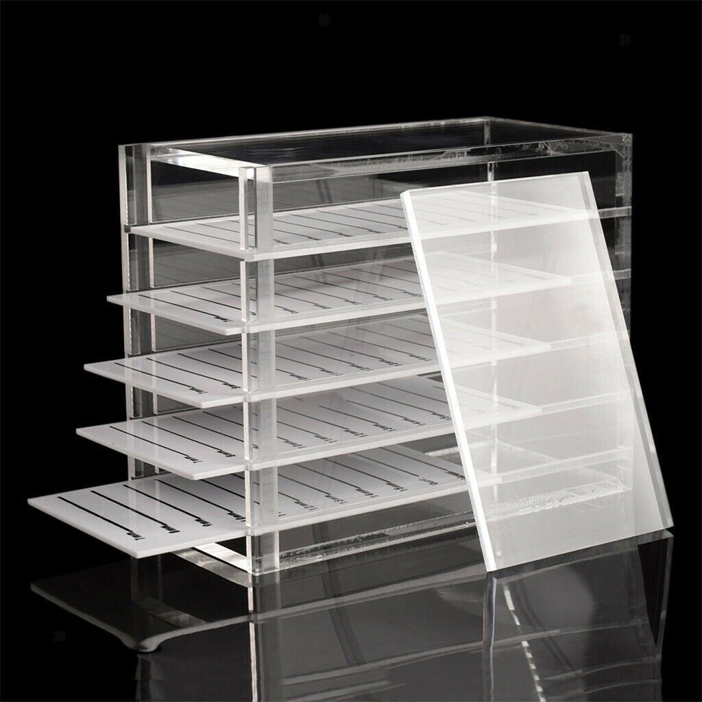 5 Tiers Professional Grafting False Eyelash Organizer Collection Storage Box