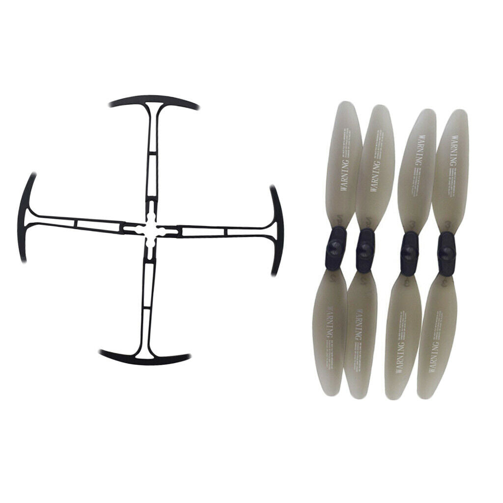 Pack of 4 spare propellers + propeller bumper for HS175 D65 SYMA X500 X30