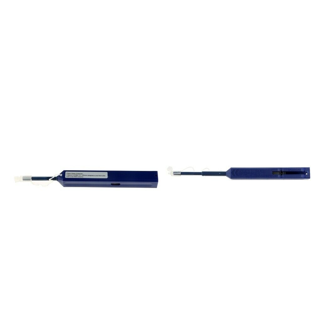 2Pcs One-Click Fiber Optic Cleaning for LC/MU 1.25mm Fiber Clean Pen