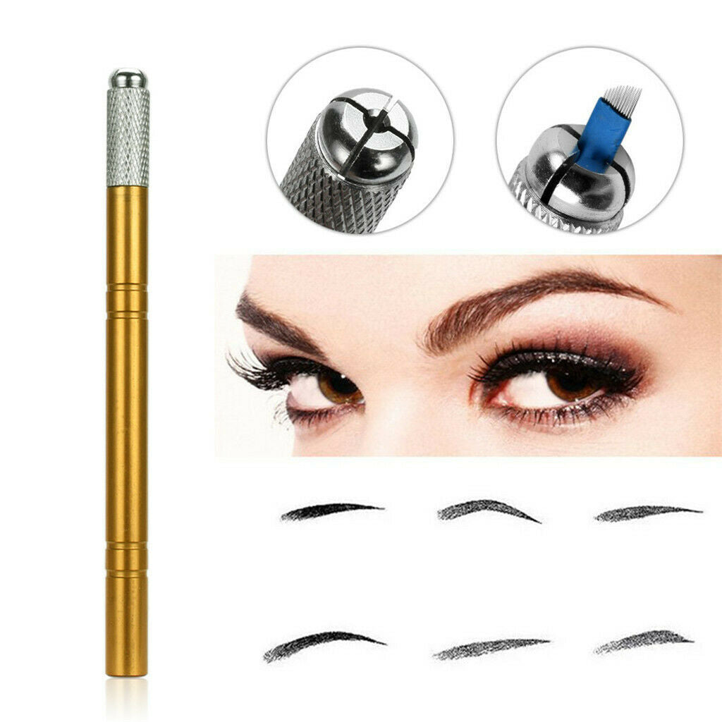 Eyebrow Blades Microblading Eye Brow Tattoo Pen Makeup Tools Stainless Steel