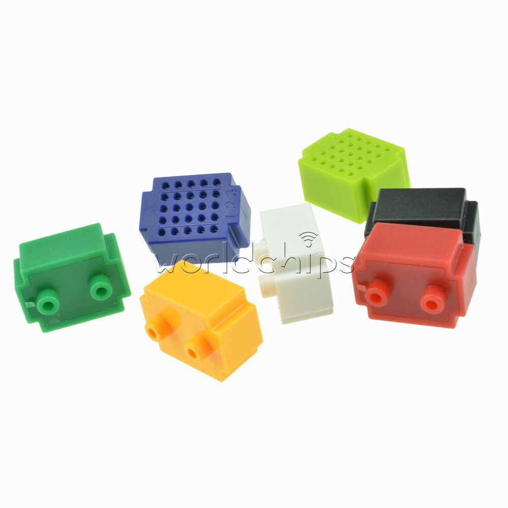 7PCS Mini 25 Points Breadboard Solderless Prototype Test Board