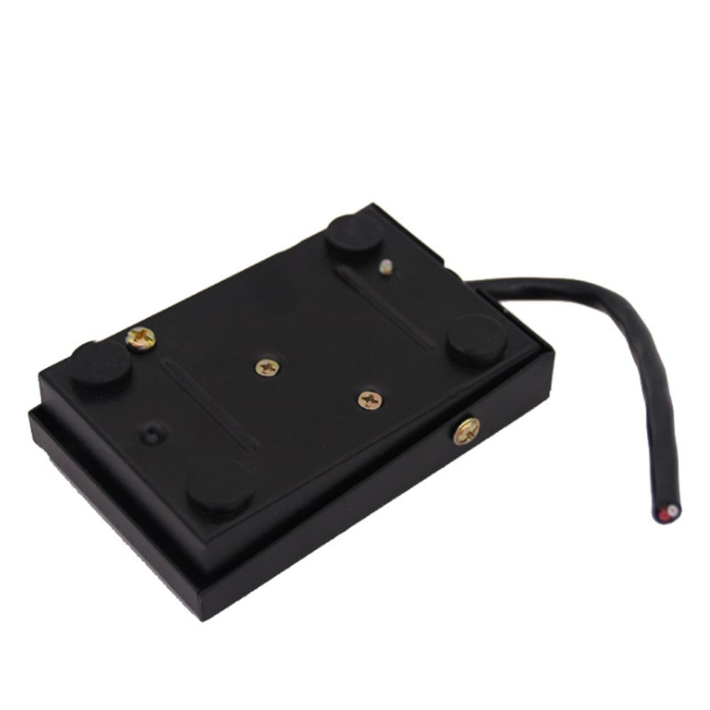 AC 250V 10A Foot Pedal Switch Heavy Duty Metal Momentary Electric Power Switch