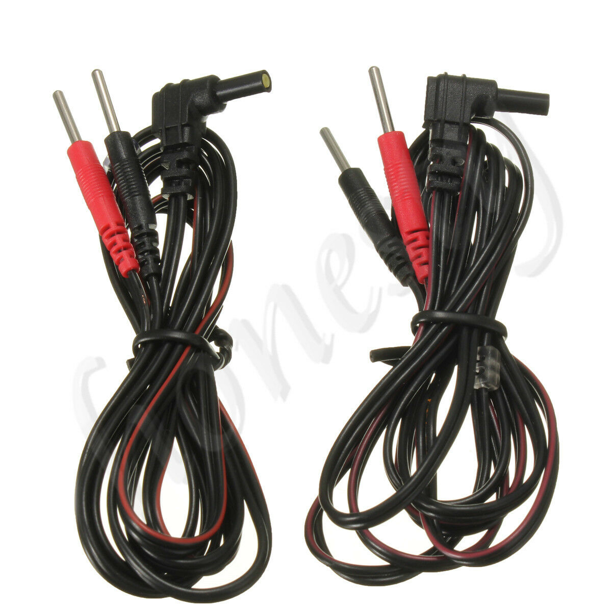 2X Standard Electrode Lead Wires Standard Pin Connection For Tens / Ems Machines