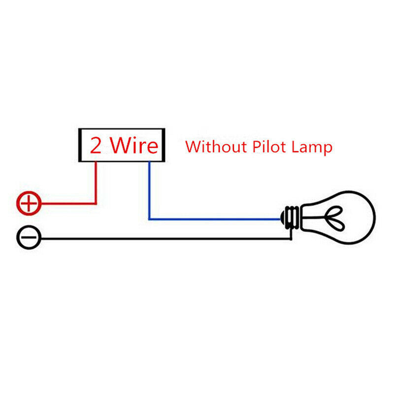 Aluminum Motorcycle Handlebar Headlight Switch Three-position Switch 22mm 7/8"