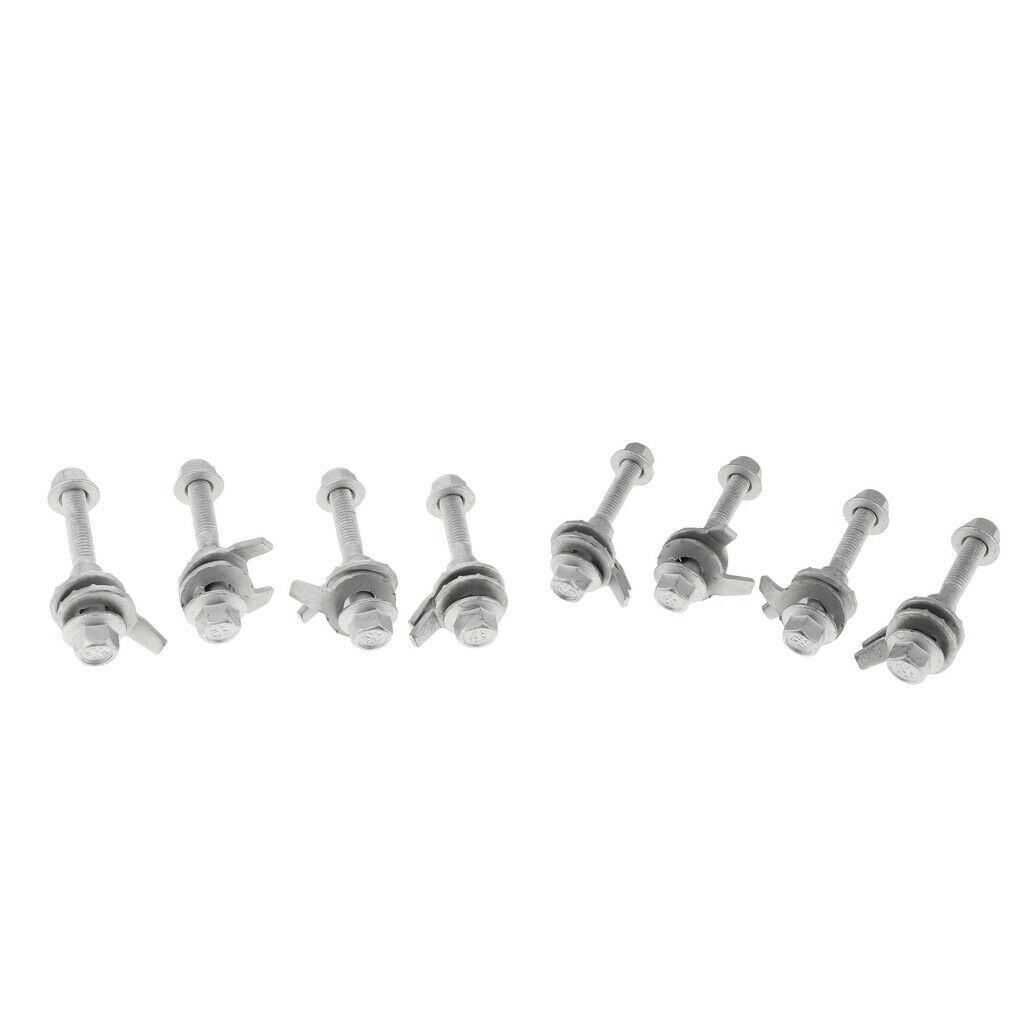 8 Set Car Tool Four Wheel Alignment Bolt Fitting Screw 12.9 Eccentric 13mm