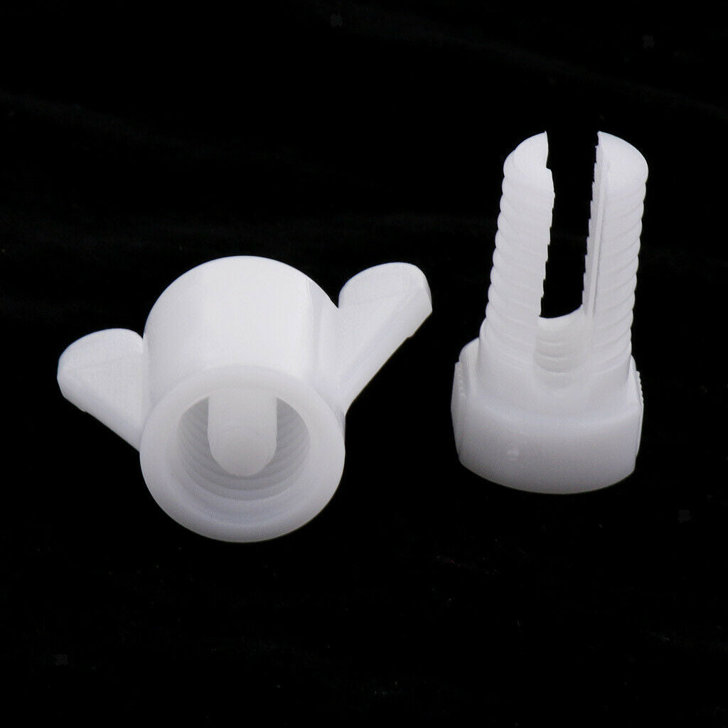 50pcs Farm Ventilation Window Screws Nuts Plastic Chicken Cage Screws