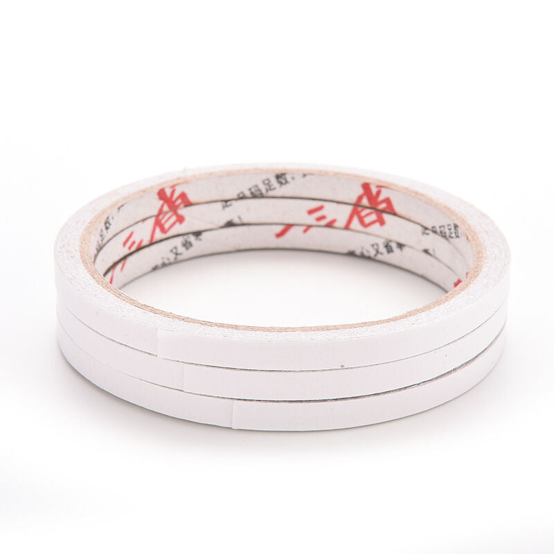 2 Rolls of 6mm Double Sided Super Strong Adhesive Tape for DIY Craft .l8