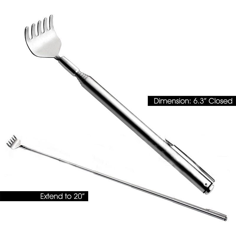 Modish Back Scratcher Telescopic /  Extendable Stainless Steel RAS.l8