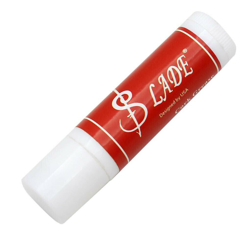 5 Tubes Sax Cork Grease for Instruments Saxophone Parts Lipstick Tube White