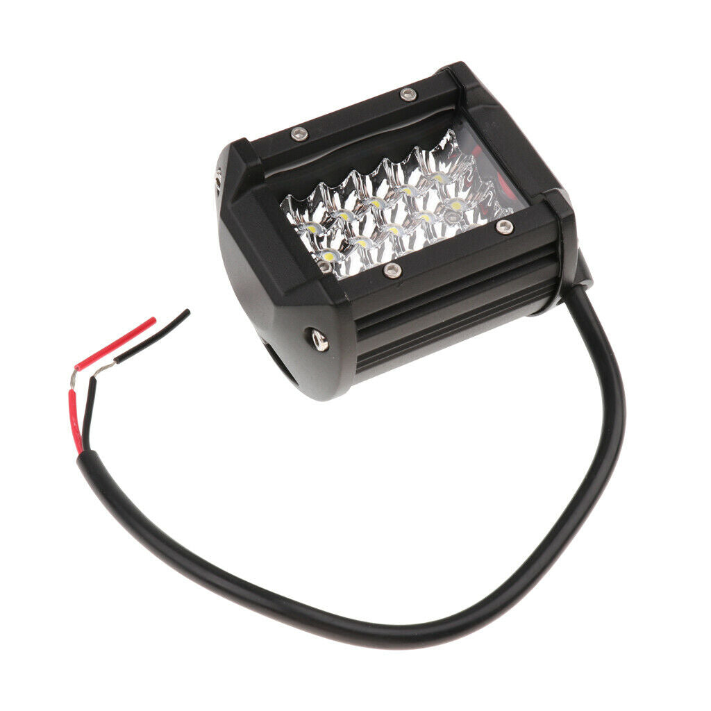 4'' 72W 9-30V Car Boat Truck Quad Row LED Work Light Driving Fog Spot Bulb