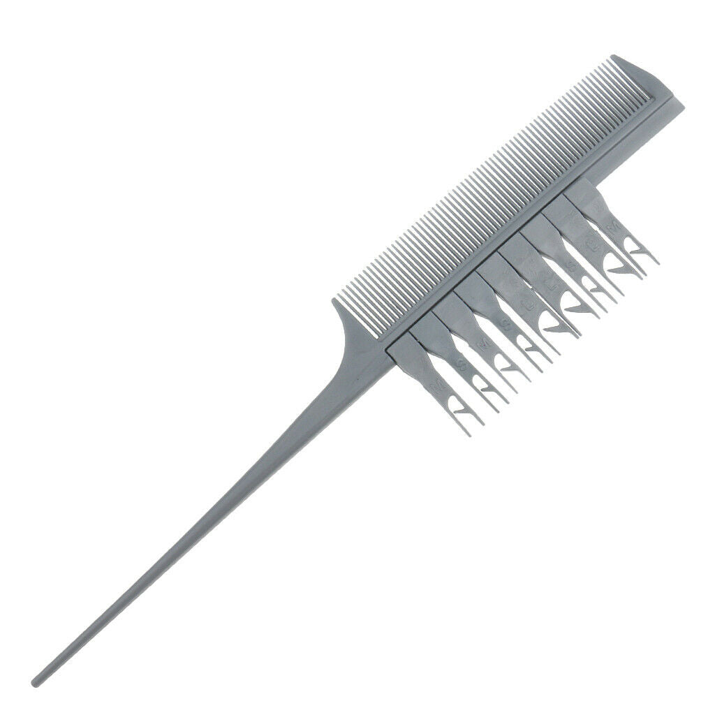 2Pcs Salon Barber Hair Dyeing Color Combs Tapered Weaving Balayage Comb