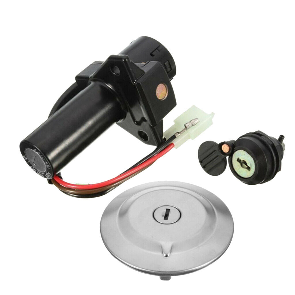 Ignition Switch Fuel Cap Seat Lock Set For 2002-2013 Yamaha YBR125