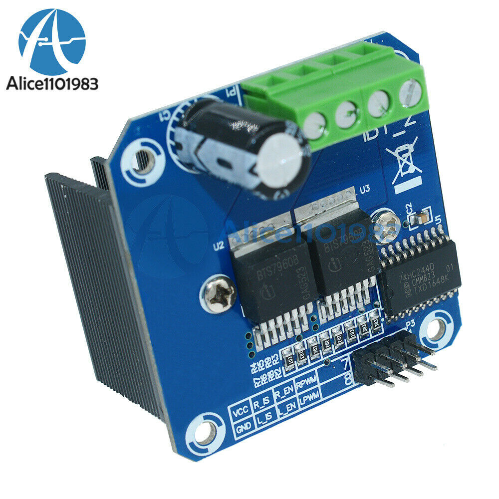 5PCS DC 43A Double BTS7960B Stepper Motor Driver H-Bridge PWM For Arduino DIY