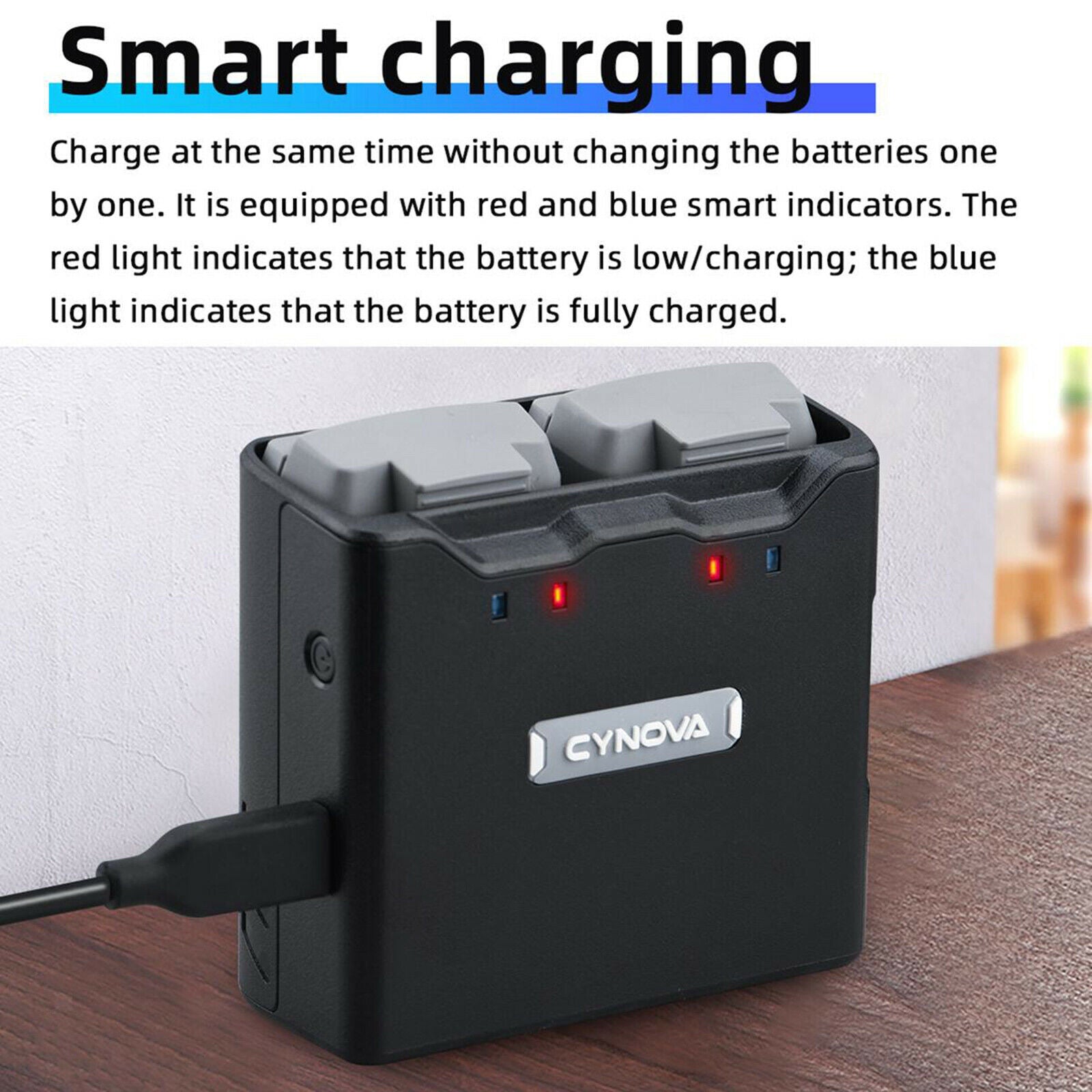 Two-Way Charging Hub Battery Charger for DJI Mavic Mini / Mini 2 Drone Accessory