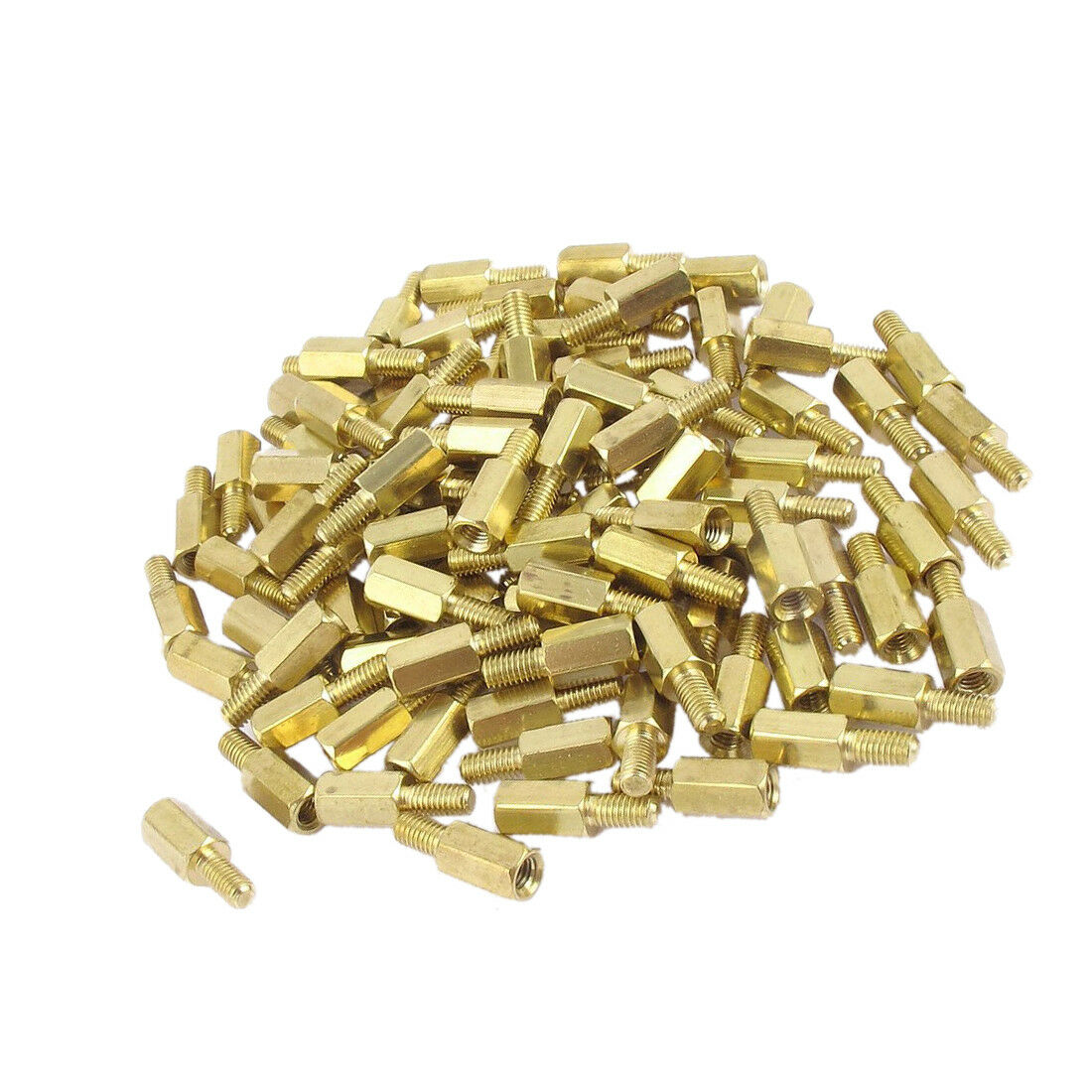 M3 Male Female Brass Hex Stand-off PCB Spacer Pillar 8mm 100pcs