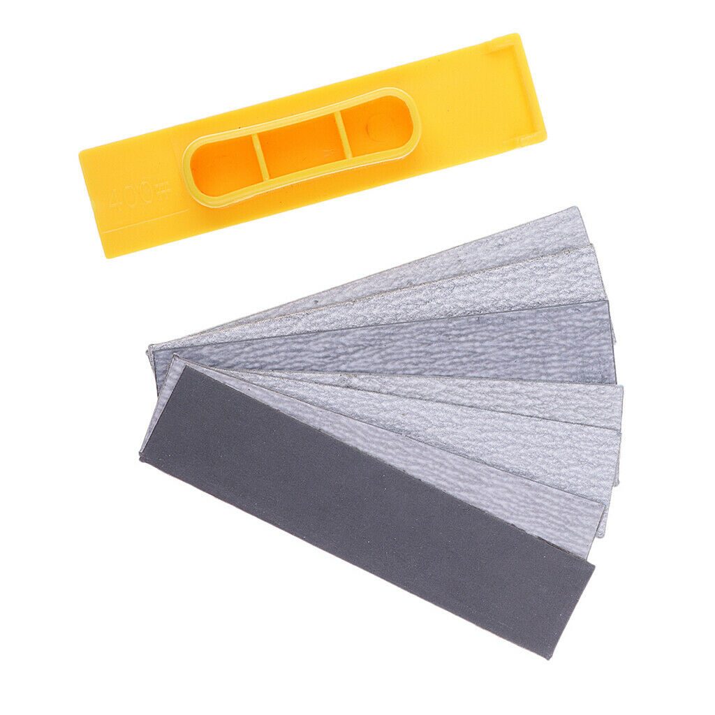 Hobby Polishing Sander w/ 400-2500 Grit Sandpapers for Plane Gundam DIY New