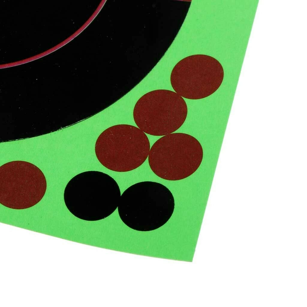 25pcs 4"  Stickers Adhesive Glow Shot for Shooting Training
